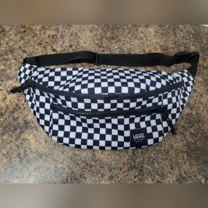 Checkered large vans belt bag
